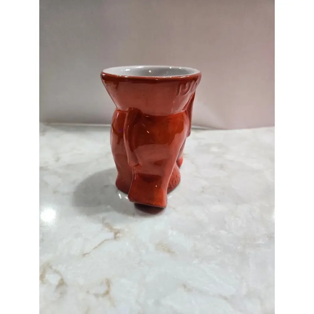 Vintage Republican GOP Elephant Coffee Cup Mug Frankoma 1969 Political Pottery